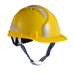 Kask ochronny w stylu amerykańskim W-036 żółty