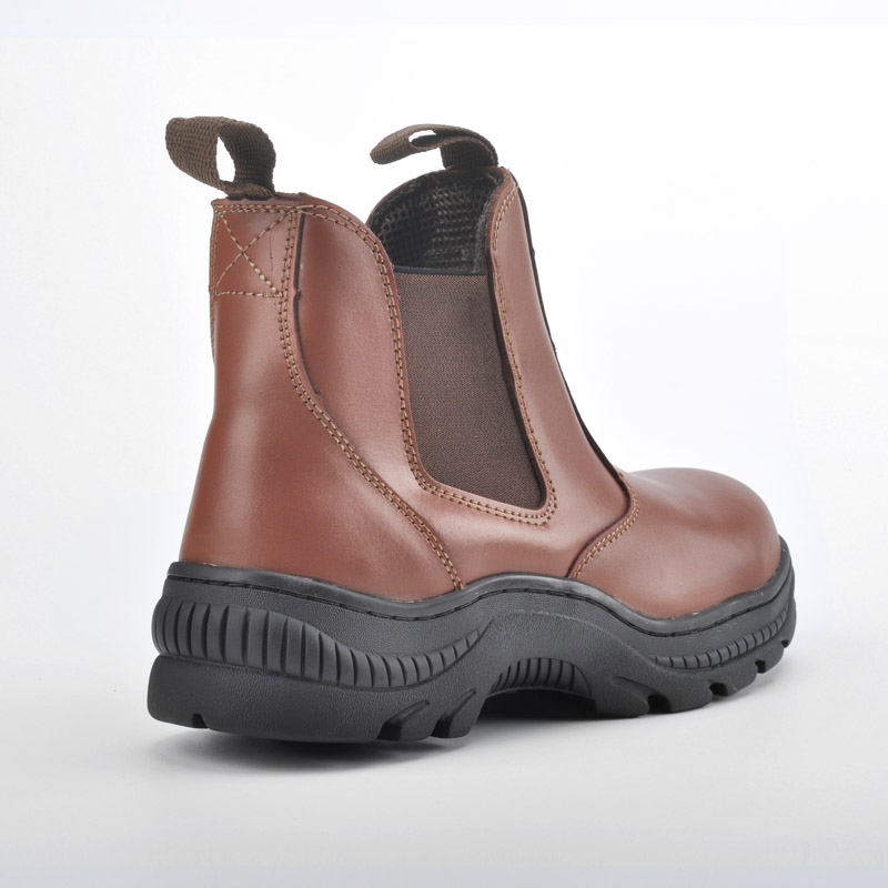 Odporne na ciepło buty robocze dealera M-8025 gumowe brązowe