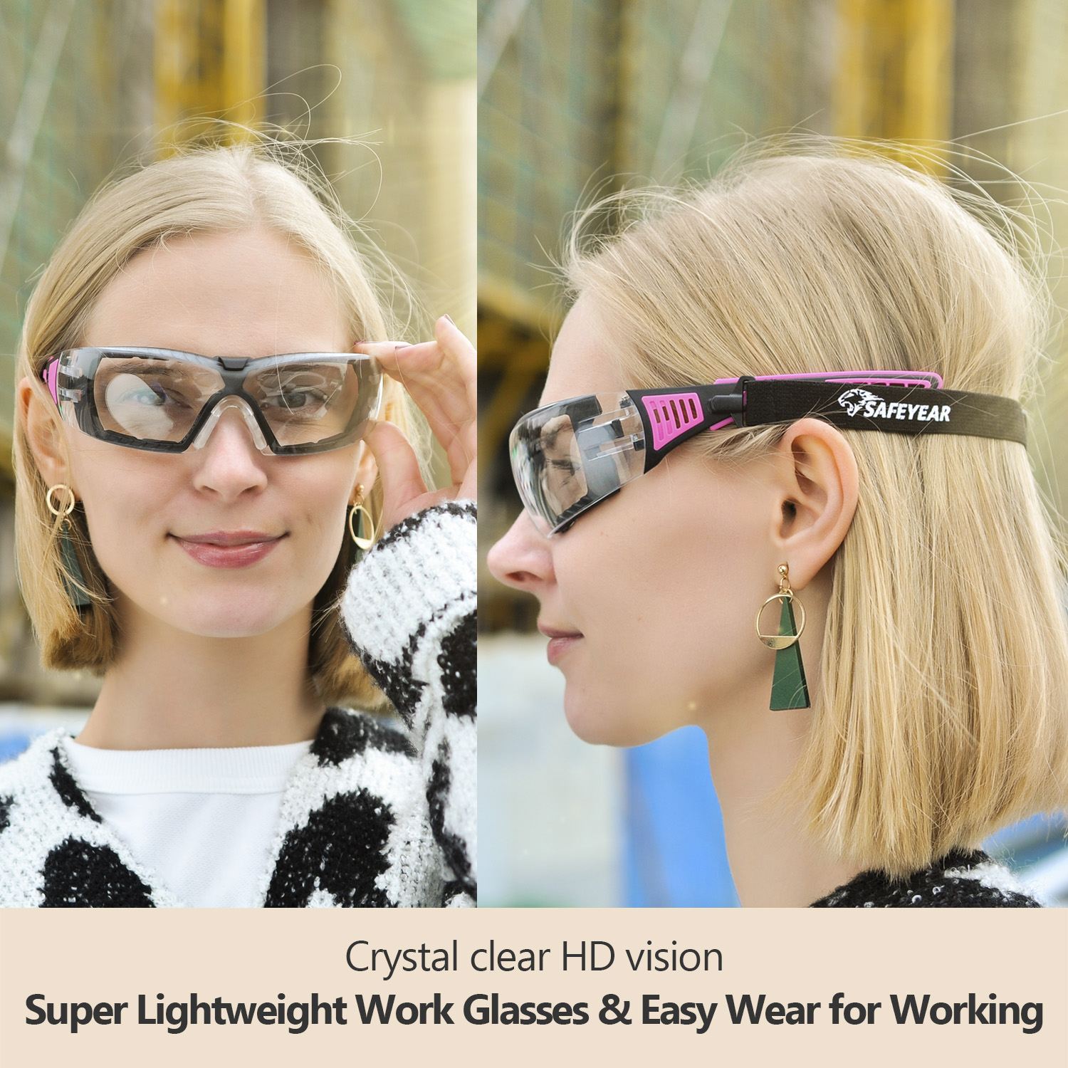 Okulary ochronne przeciwmgielne Lady Design SG010