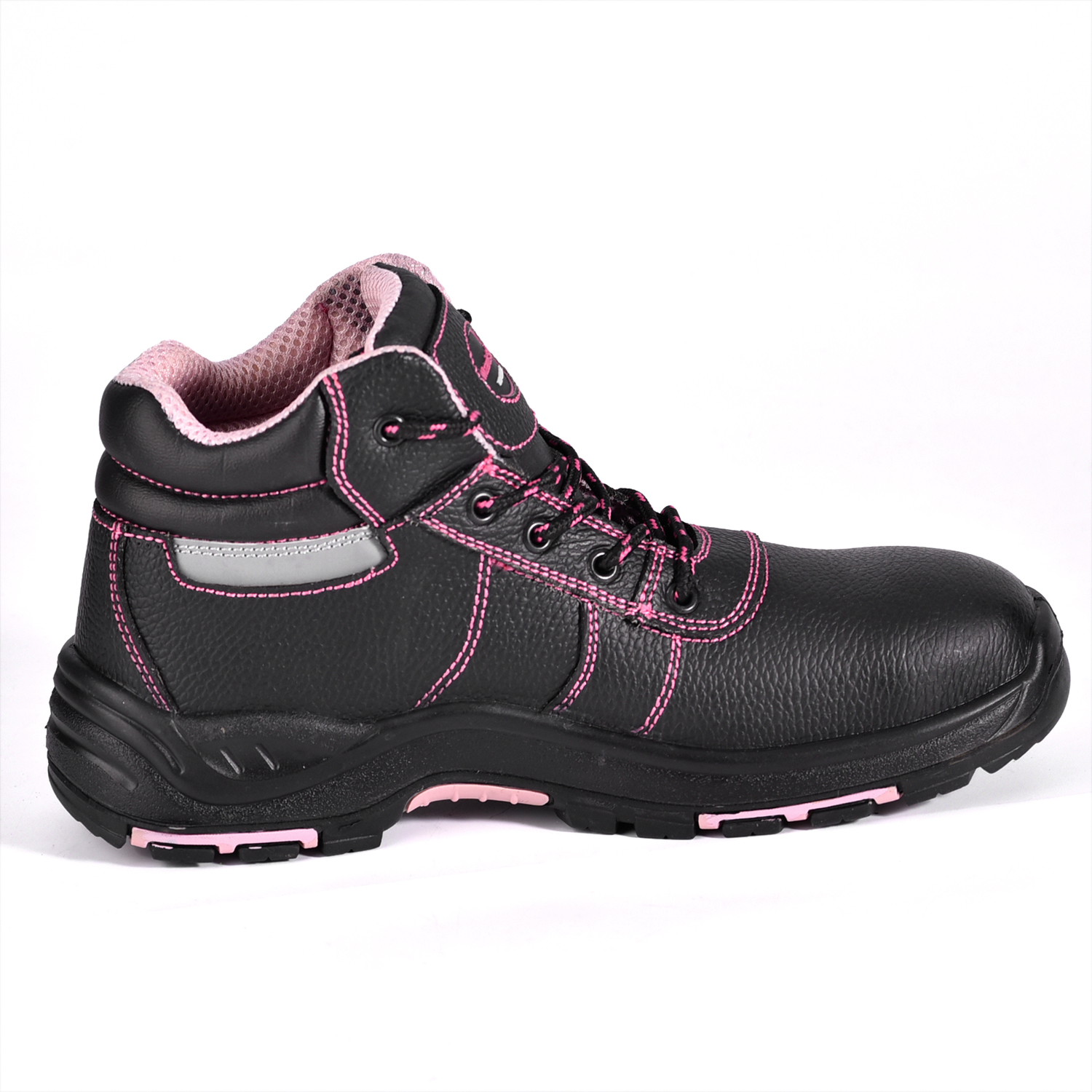Buty Robocze Damskie Steel Toe M-8183 Różowe